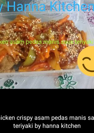 Foto resep Chicken asam pedas manis saus teriyaki