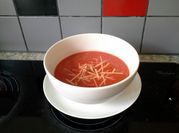 A picture of tomato soup