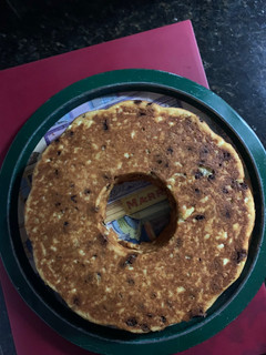 Una foto de Budín de ricota, avena y pasas
