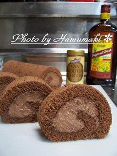 A picture of Simply Made with Cocoa: Chocolate Roll Cake.