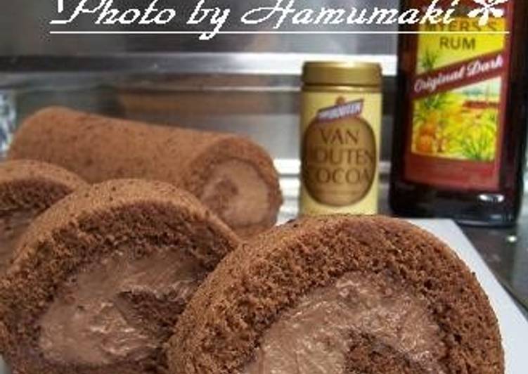 Simple Way to Prepare Appetizing Simply Made with Cocoa: Chocolate Roll Cake