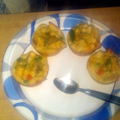 A picture of Chicken Pot Pie-lettes.