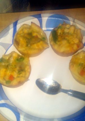 A picture of Chicken Pot Pie-lettes.