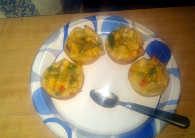 How to Make Quick Chicken Pot Pie-lettes
