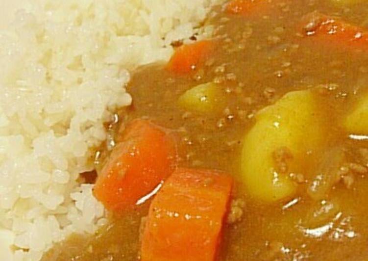 Simple Taste- Curry Made from Homemade Roux: Simple with Flour