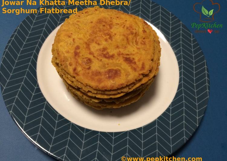 Recipe: Appetizing Jowar Na Khatta Meetha Dhebra/ Sorghum Flatbread