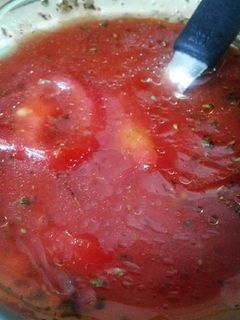 Una foto de Salsa para pizza sin cocción