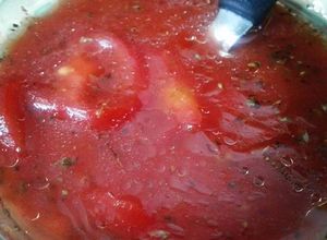 Una foto de Salsa para pizza sin  cocción
