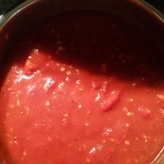 A picture of Farm Girls Homemade Tomatoes Sauce.