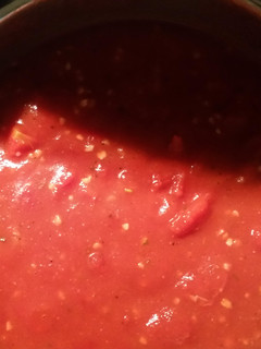 A picture of Farm Girls Homemade Tomatoes Sauce.