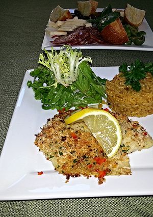 A picture of Parmesan Crusted Tilapia.