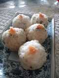 Onigiri Rice Balls with Salted Cod Roe and Parsley