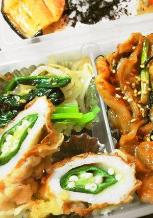 A picture of Okra & Chikuwa Tempura.