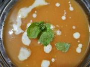 A picture of carrot puree