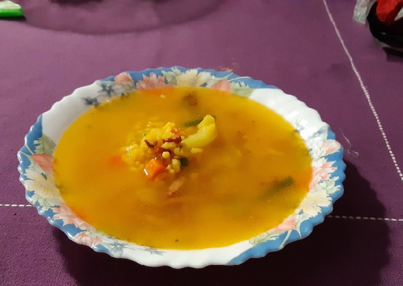 Sopa de aprovechamiento low cost