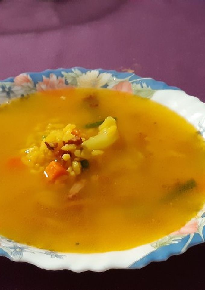 Una foto de Sopa de aprovechamiento low cost