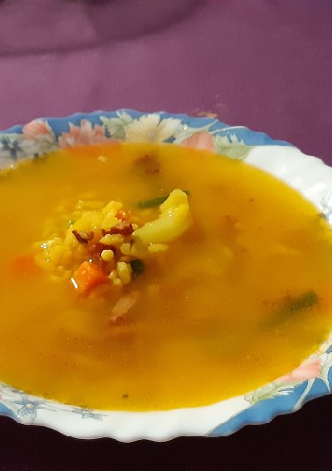 Una foto de Sopa de aprovechamiento low cost