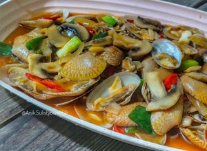 Foto resep Kerang Batik Jamur Champion Saos Tiram
