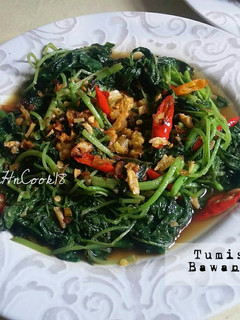 Foto resep Tumis bayam bawang putih