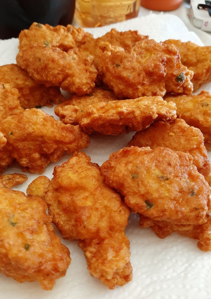 Una foto de Tortillitas de gambas