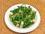 Rau Lang Xào Tỏi Tóp Mỡ