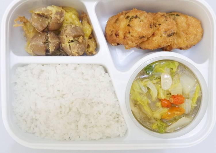 Cara Memasak Menu Bekal Simple (Tumis Sawi Putih, Bakso Goreng &amp; Tahu Selimut) Ekonomis Untuk Jualan