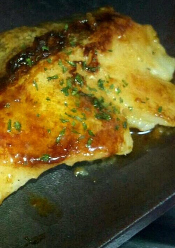 A picture of Sautéed Cod with Butter and Soy Sauce.