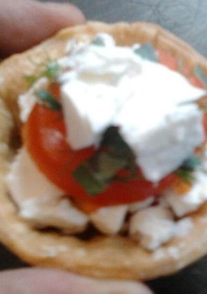 A picture of Ladybirds Olive Oil Savory Tarts.