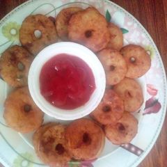 Potato donuts A picture of Potato donuts.