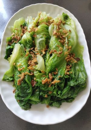 A picture of Boil Chinese Lettuce.