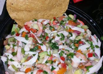 Easiest Way to Cook Delicious RAYnbow Ceviche