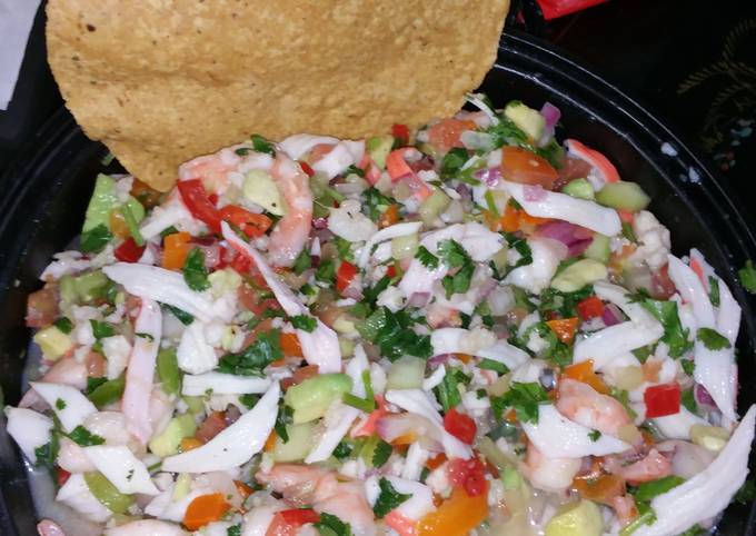 Recipe of Ultimate RAYnbow Ceviche