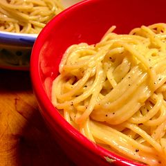 A picture of Cacio e Pepe.