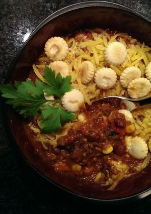 A picture of Spicy Bison Chili.
