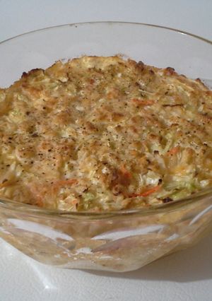 A picture of Cabbage Pudding.
