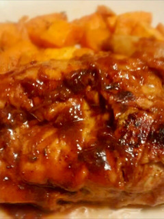 A picture of Apple Cider Chicken.
