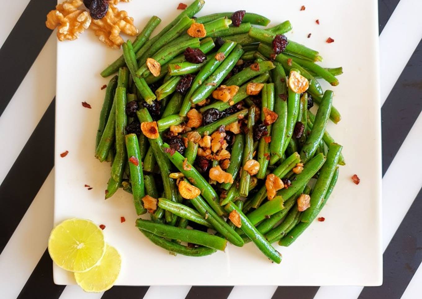Bean & Walnut Salad