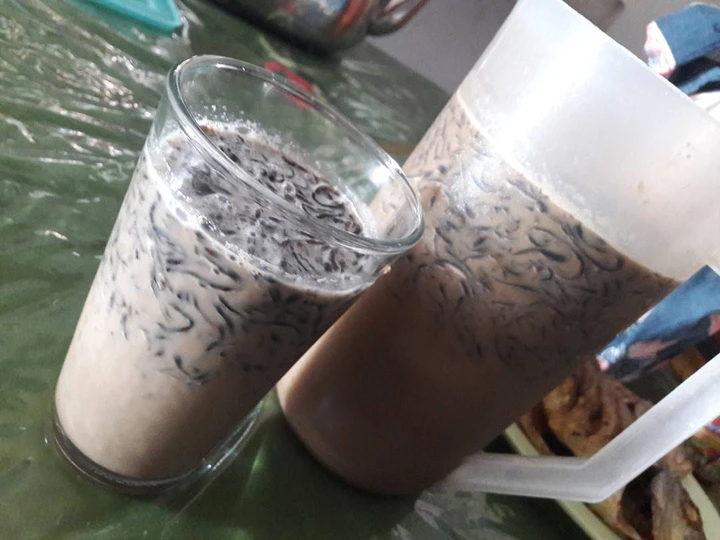 Langkah Gampang Membuat Resep Es cincau capucino #BikinRamadanBerkesan yang Menggugah Selera Anti Ribet, Menggugah Selera