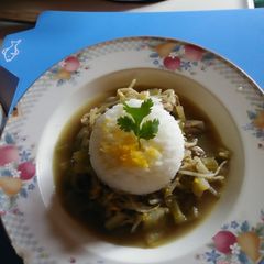 A picture of American Chop Suey with White Rice #america.