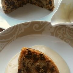 A picture of Vickys Lighter Christmas Pudding, GF DF EF SF NF.