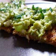 A picture of Avokado&egg spread.