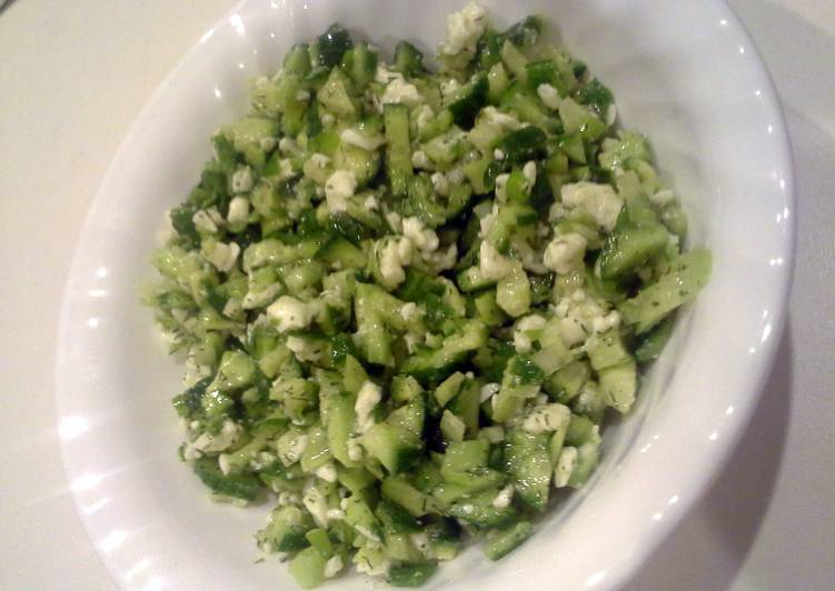 cuke salad (vegetarian hcg protocol)