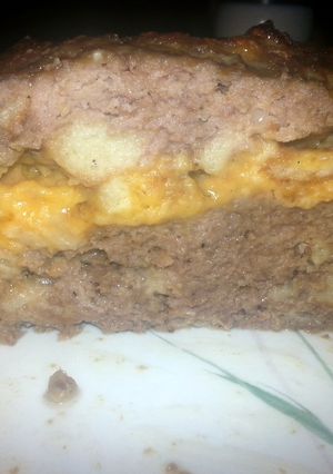 A picture of Pasta's Cheese Meatloaf.