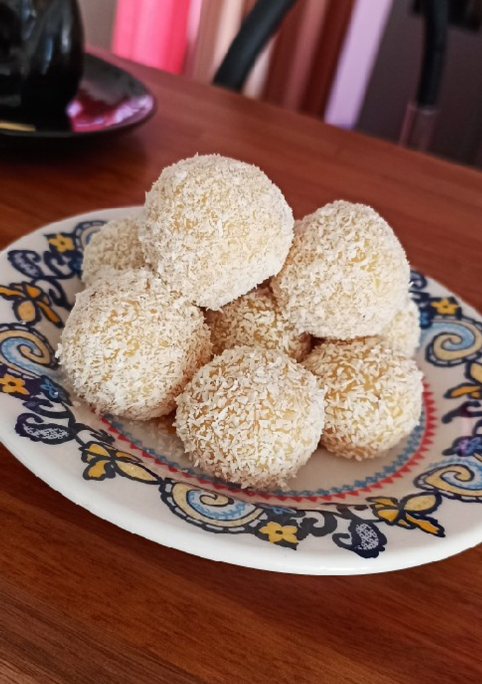 Una foto de Trufas de coco