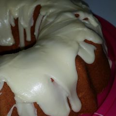 A picture of Pound cake glaze.