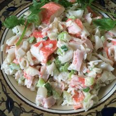 A picture of Mary's Crab Salad.