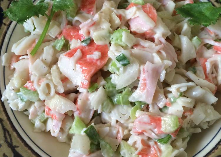 Steps to Make Homemade Mary&#39;s Crab Salad