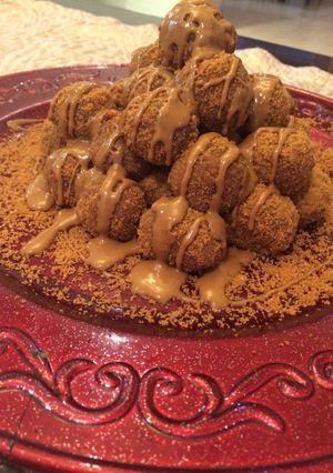 صورة لوصفة حلا كرات اللوتس
