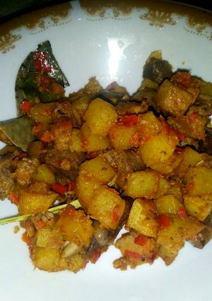 Foto resep Sambel goreng ati ampela kentang