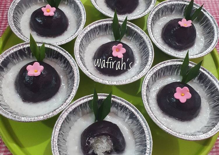 resep cara membuat Putri mandi ketan hitam